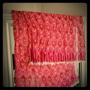 Pink, orange and yellow scarf